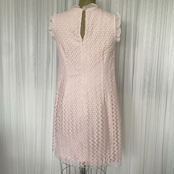 Karl Lagerfeld Pink Lace Midi Dress - Picture 4 of 16